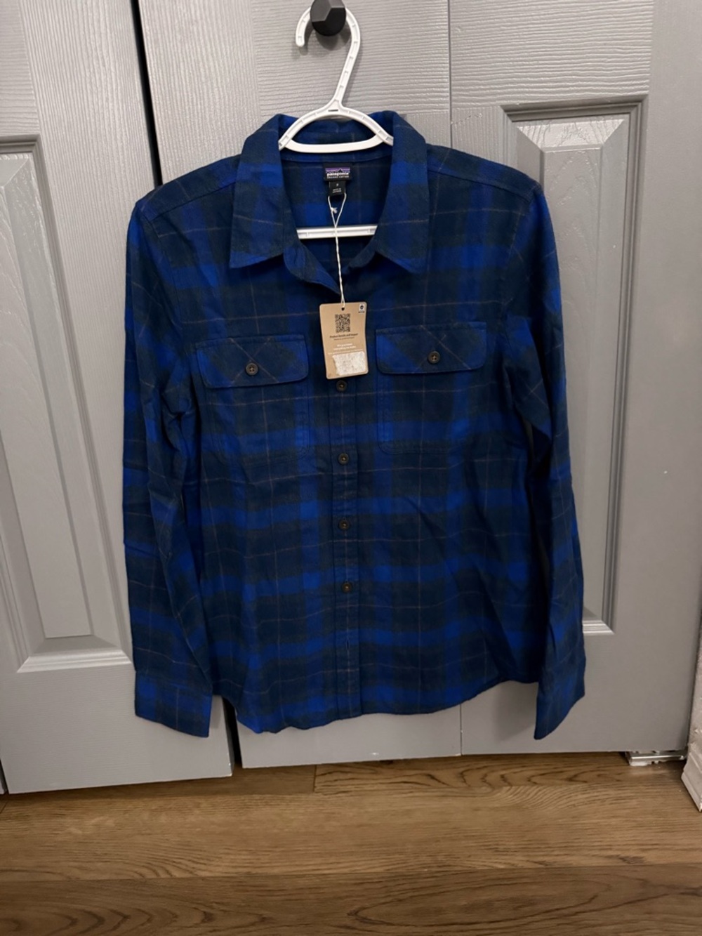 Patagonia Women's Long-Sleeved Organic Cotton Midweight Fjord Flannel Shirt
